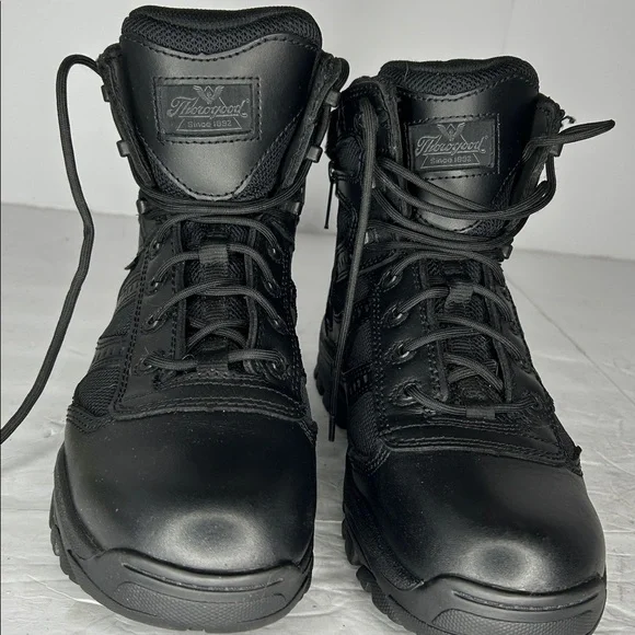 Black Tactical Boots with Herringbone Lining  display picture 3
